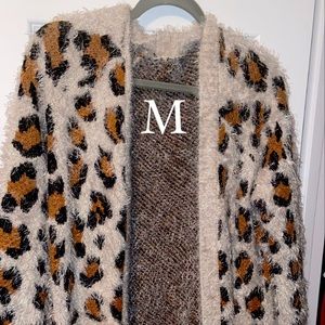 Fuzzy Cheetah Cardigan